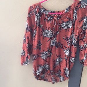 Red orange shirt